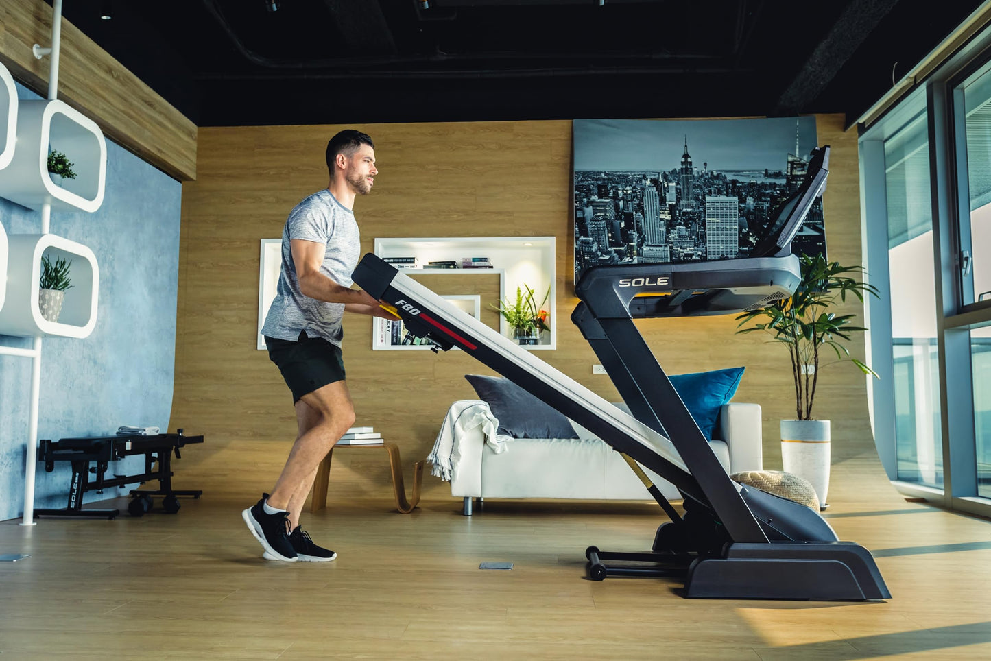 New 2023 Treadmill, Sole F80 Treadmill, Foldable Treadmills for Home Use, Bluetooth, Touch Screen, Treadmill Foldable, Treadmills for Home with Incline, Home Exercise Treadmill (Sole F80)