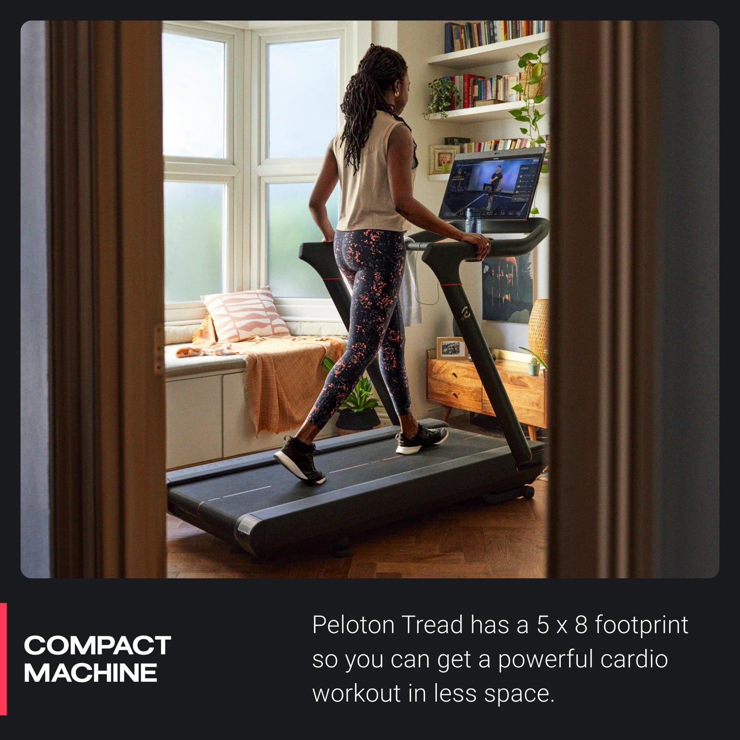 Peloton Tread | Treadmill for Running, Walking, and Hiking with Manual or Auto-Incline Options and Immersive 24” HD Touchscreen
